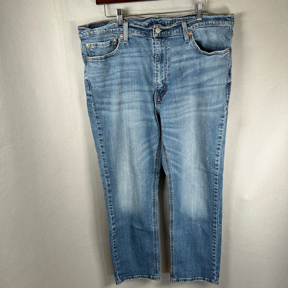 Levi Strauss & Co 541 Jeans Men W38 L30 Athletic Taper Light Wash Blue Denim GUC